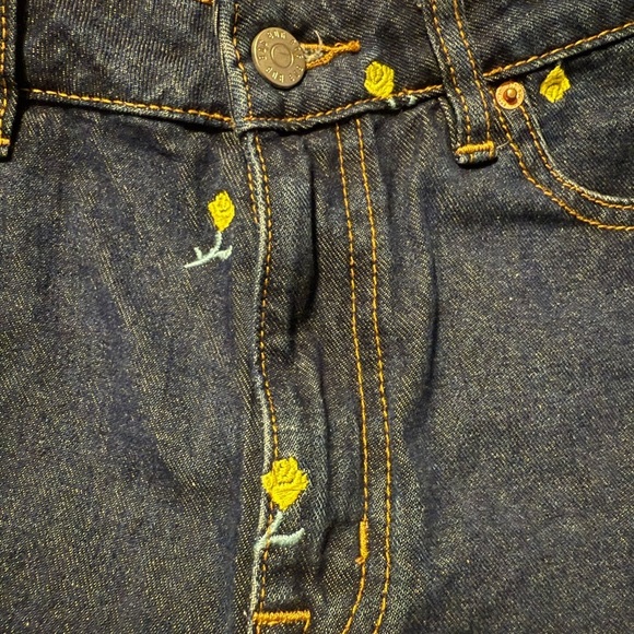 Urban Outfitters Blue Cropped Ankle Jeans size 26 - Picture 9 of 9